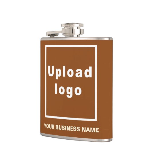 Marque Brown d'affaires sur flacon enveloppé de vi (Gauche)