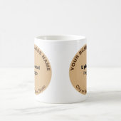Marque commerciale Brown légère sur Mug (Centre)