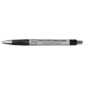 Marque commerciale grise sur stylo (Devant)