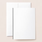 Marque commerciale noire sur carte Hanoukka Foil (Derrière avec enveloppe)