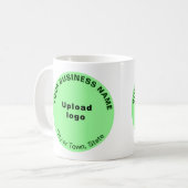 Marque commerciale ronde verte sur Mug (Devant gauche)