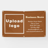 Marque commerciale sur bannière Brown (Horizontal)