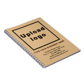 Marque commerciale sur Carnet Brown léger (Côté Droit)