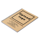 Marque commerciale sur Carnet Brown léger (Côté gauche)