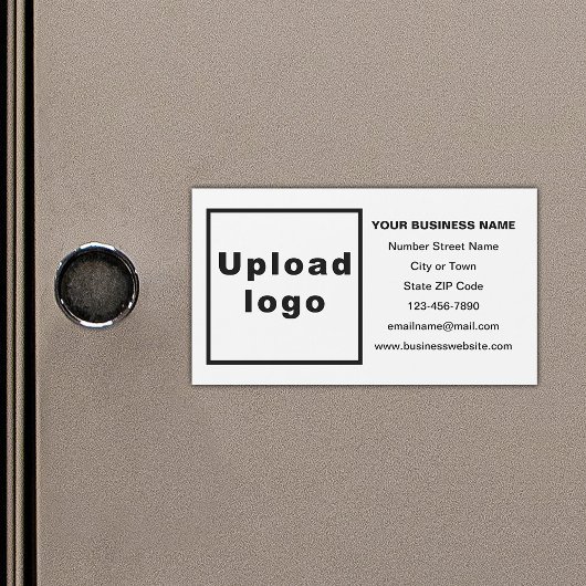 Marque commerciale sur carte magnétique blanche