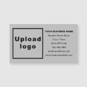 Marque commerciale sur carte magnétique grise (Devant)