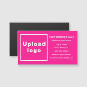 Marque commerciale sur carte magnétique rose (Devant / Derrière)