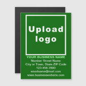 Marque commerciale sur carte magnétique verte de 4 (Devant / Derrière)