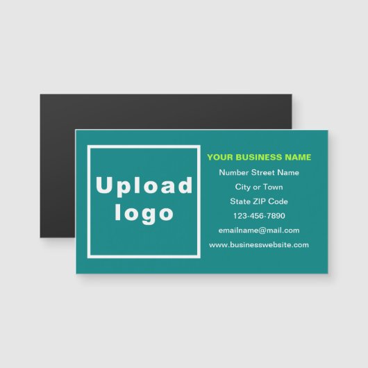 Marque commerciale sur carte magnétique verte Turq (Devant / Derrière)