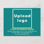 Marque commerciale sur carte postale verte Turquoi (Devant)