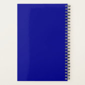 Marque commerciale sur couverture bleue du planifi (Dos)
