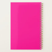 Marque commerciale sur couverture rose du planific (Dos)
