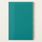 Marque commerciale sur couverture verte Turquoise (Dos)