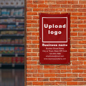 Marque commerciale sur la bannière Red Portrait