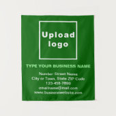 Marque commerciale sur la Tapisserie verte (Devant)