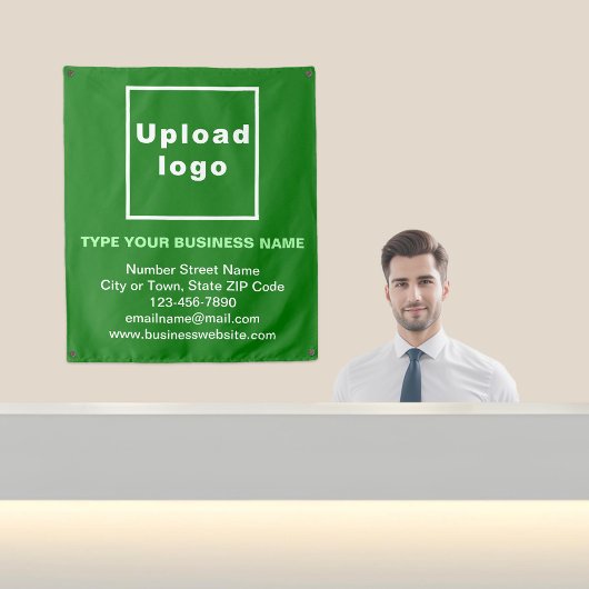 Marque commerciale sur la Tapisserie verte