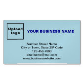 Marque commerciale sur petite carte magnétique ble (devant)