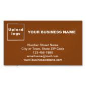 Marque commerciale sur petite carte magnétique Bro (devant)