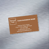 Marque commerciale sur petite carte magnétique Bro (In Situ)