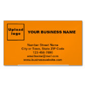 Marque commerciale sur petite carte magnétique ora (devant)