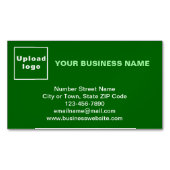 Marque commerciale sur petite carte magnétique ver (devant)