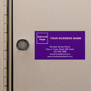 Marque commerciale sur petite carte magnétique vio