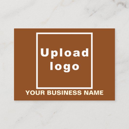 Marque commerciale sur petite carte rectangle Brow (Dos)