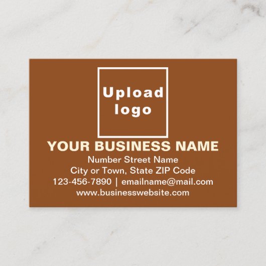 Marque commerciale sur petite carte rectangle Brow (Devant)