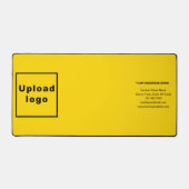 Marque commerciale sur tapis de bureau jaune (Recto)