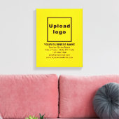 Marque commerciale sur toile jaune Imprimer (Insitu(Salon))