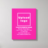 Marque commerciale sur toile rose Imprimer (Recto)