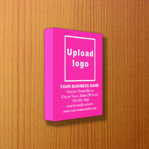 Marque commerciale sur toile rose Imprimer