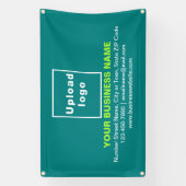 Marque d'affaires alignée du Centre sur bannière v (Verticale)