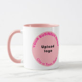 Marque d'affaires en forme ronde sur la Mug Combo (Gauche)