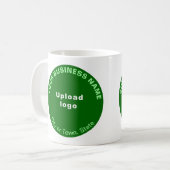 Marque d'affaires Green Round sur Mug (Devant gauche)