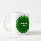 Marque d'affaires Green Round sur Mug (Gauche)