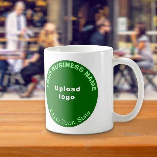 Marque d'affaires Green Round sur Mug