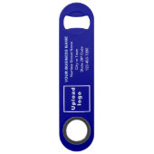 Marque d'affaires sur Blue Bottle Opener (Dos)