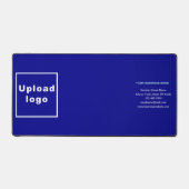 Marque d'affaires sur Blue Desk Mat (Recto)