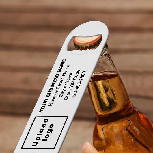 Marque d'affaires sur Bottle Opener