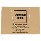 Marque d'affaires sur Brown léger grand format Sac (Dos)