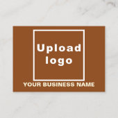 Marque d'affaires sur carte d'appel Brown (Dos)