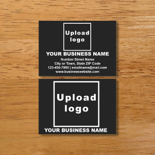 Marque d'affaires sur carte d'appel noire