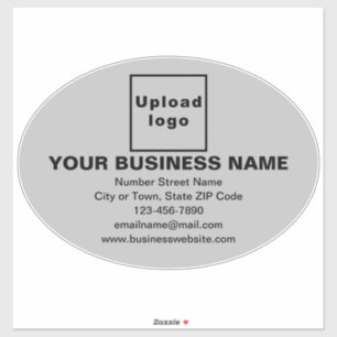Marque d'affaires sur Gris Grand Sticker en vinyle
