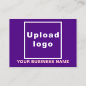 Marque d'affaires sur la carte d'appel violet (Dos)
