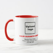 Marque d'affaires sur la Mug Rouge Combo (Gauche)