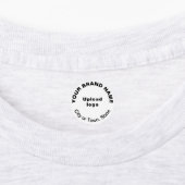 Marque d'affaires sur le Étiquette de vêtements ro (Apposé)