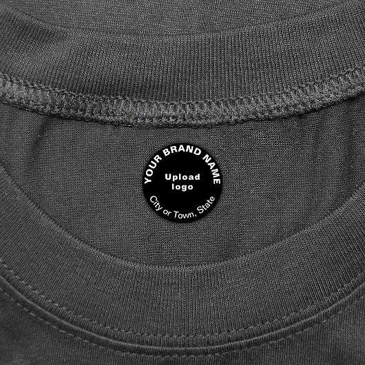 Marque d'affaires sur le Étiquette de vêtements ro