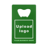 Marque d'affaires sur le rectangle vert ouverture  (Dos)