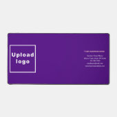 Marque d'affaires sur le tapis de bureau pourpre (Recto)